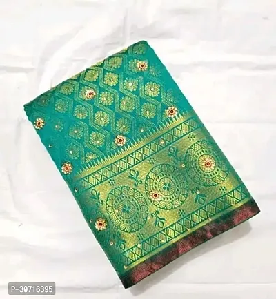 Stylish Art Silk Saree With Blouse Piece For Women