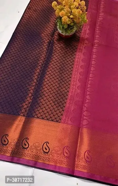 Stylish Art Silk Saree With Blouse Piece For Women