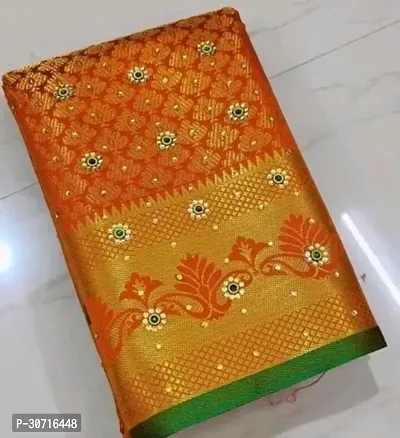 Stylish Art Silk Saree With Blouse Piece For Women