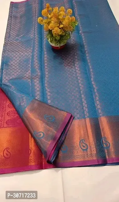 Stylish Art Silk Saree With Blouse Piece For Women