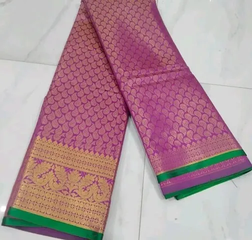 Banarasi Brocade Silk Saree with Blouse piece