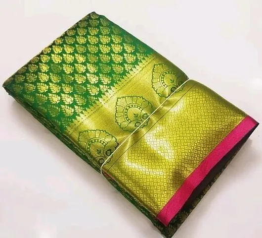 Kanjeevaram Brocade Saree with Blouse piece