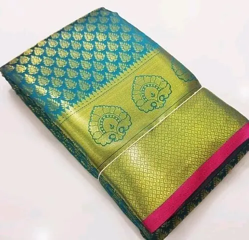 Banarasi Art Silk Zari Woven Sarees with Blouse piece