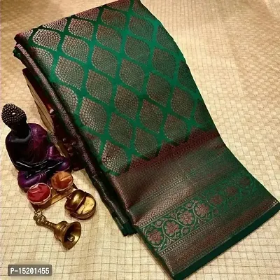 Banarasi Art Silk Jacquard Sarees with Blouse Piece