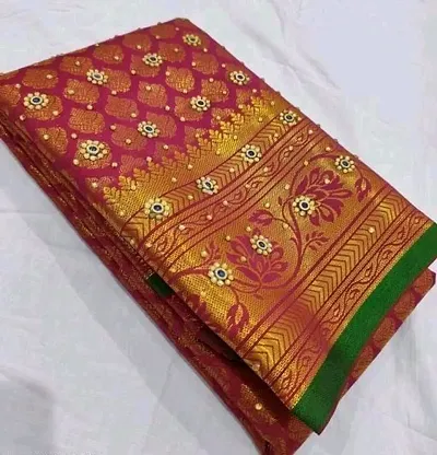 Fancy Art Silk Saree with Blouse Piece for Women