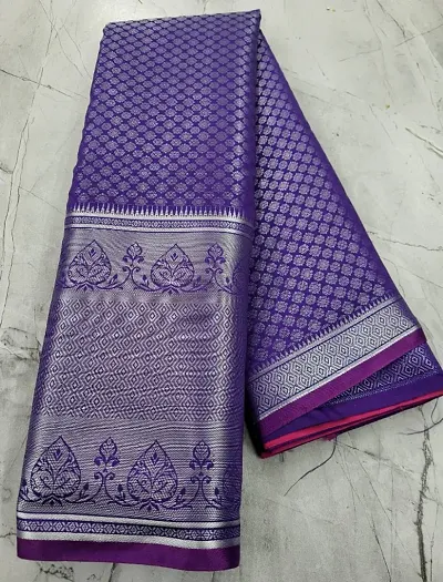 Banarasi Pattu Silk Jacquard Saree with Blouse Piece