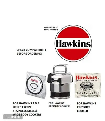 Hawkins Pressure Regulater ( Whistle) ,Gasket (RUBBER) and safety valve