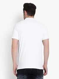 YOUTHVRUSH Men's Regular Fit Polo White-thumb3