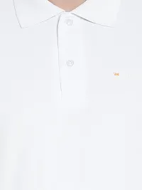 YOUTHVRUSH Men's Regular Fit Polo White-thumb4