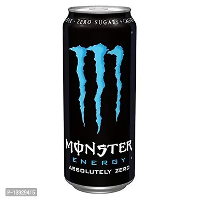 Monster Absolute No Sugar Energy Drink 500ml , (Pack of 12 X 500ml Each)-thumb0
