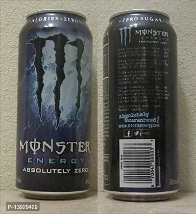 Monster Energy Absolute No Sugar 500ml , (Pack of 8 Cans X 500ml )-thumb5