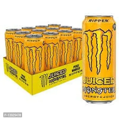Monster Energy Ripper Juiced Drink , (Pack of 12 Cans X 500ml Each)-thumb0