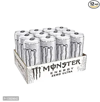 Monster Chefs Need Monster Energy Ultra Zero Drink (Pack of 12 Cans X 500ml Each)-thumb0