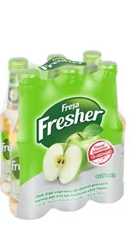 Fresa Fresher Sparkling Apple Juice (Pack of 3 Bottles, 250ml Each)-thumb2