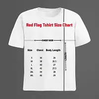 Red Flag Men's Regular Fit Printed T-Shirt-thumb2