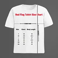 Red Flag Men's Regular Fit Printed T-Shirt (Olive Green, XL)-thumb3