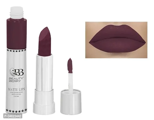 Beauty Berry Matte Lips 2 In 1 Long Lasting Gloss Matte Lipstick-thumb0