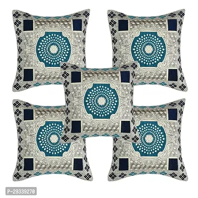 Chenille 5 Piece Cushion Cover Set for Sofa Living Room Plus Pillow case for Home  Office Size 40 x 40 cm