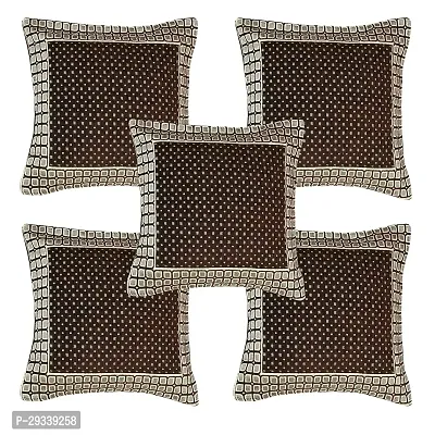 Chenille 5 Piece Cushion Cover Set for Sofa Living Room Plus Pillow case for Home  Office Size 40 x 40 cm