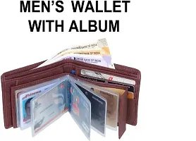 Leather Wallet for Men | Ultra Strong Stitching | Handcrafted | Zip Wallet with 9 Card Slots-thumb1