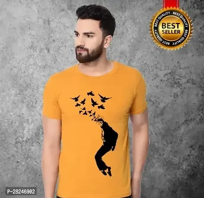 New Stylish Cotton Printed Round Neck Tshirt for Men