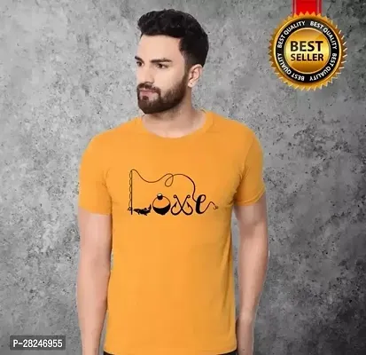 New Stylish Cotton Printed Round Neck Tshirt for Men