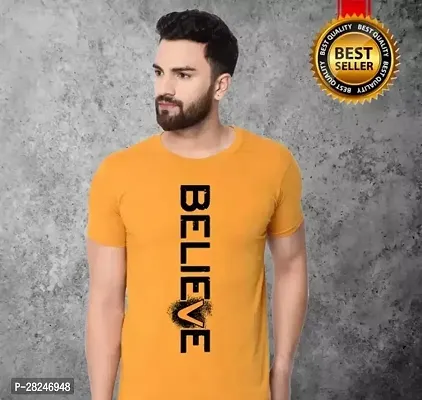 New Stylish Cotton Printed Round Neck Tshirt for Men