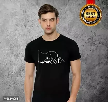 New Stylish Cotton Printed Round Neck Tshirt for Men