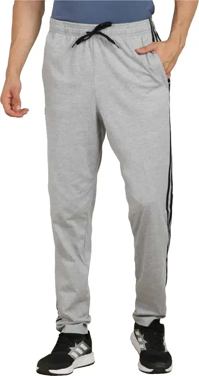 Comfortable Polycotton Regular Track Pants for Men