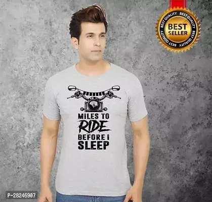 New Stylish Cotton Printed Round Neck Tshirt for Men