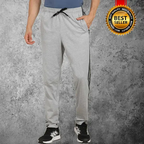 Comfortable Polycotton Regular Track Pants for Men