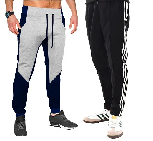 Comfortable Cotton Regular Track Pants For Men 