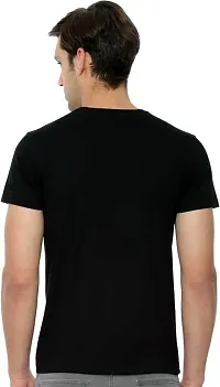 Trendy Cotton Printed Round Neck T-Shirt for Men-thumb1