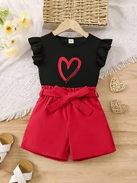 Heart shape Kid Clothing set for girls-thumb2