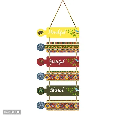 Thankful Stylish Decorative Wooden Wall Hanging for Living Room Decor | Bedroom | Home Decor | Gifts | Kids Room | Home Decoration (WH2603)