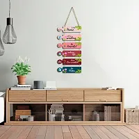 HOME Stylish Decorative Wooden Wall Hanging for Living Room Decor | Bedroom | Home Decor | Gifts | Kids Room | Home Decoration (WH2606)-thumb4