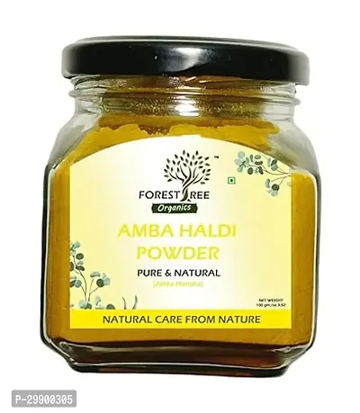 Forest Tree Organic Kasturi Haldi Powder For Face Beauty 100 gm-thumb0