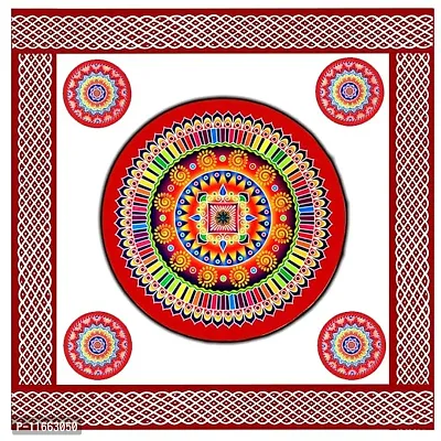 ABS HERBALS : Rangoli Sticker, kolam Sticker for: Wall, Tile, Floor, Wood, Steel Sticker [30x30 INCH] [Multicolor] [Modal :RB1MP4RS4]