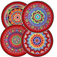 ABS HERBALS : Rangoli Sticker, kolam Sticker for: Wall, Tile, Floor, Wood, Steel Sticker [30x30inch] [Multicolor] [Modal : RB1MP4]-thumb3