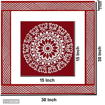 ABS HERBALS Self Adhesive Waterproof Rangoli Home Pooja Room Floor Sticker Rangoli mat padi kolam Floor Stickers 5 pic-thumb2