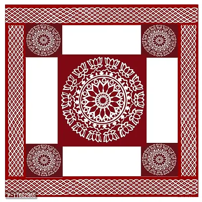 ABS HERBALS Religious Vinyl Self Adhesive Waterproof Rangoli Home Pooja Room Floor Sticker Rangoli mat padi kolam Floor Stickers