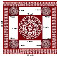 ABS HERBALS Religious Vinyl Self Adhesive Waterproof Rangoli Home Pooja Room Floor Sticker Rangoli mat padi kolam Floor Stickers-thumb1