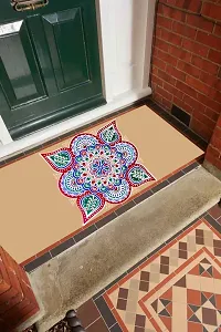 Rangoli Kolam Vinyl Stickers Self Adhesive Waterproof Floor Rangoli Stickers Multicolour,Pack of 2 kolam Sticker Rangoli Colours Floor Rangoli-thumb2