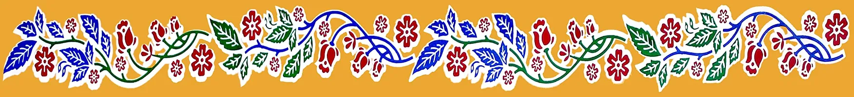 ABS HERBALS : Rangoli sticker, kolam sticker For: Wall, Tile, Floor, Wood, steel sticker [2x30 INCH 5PIC] [color] [Modal :CP5PIC]-thumb3