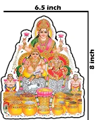 ABS HERBALS : Saraswathi Sticker for: Wall, Wood, Steel Sticker [8x6inch 1PIC]-thumb3