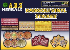 ABS HERBALS : Saraswathi Sticker for: Wall, Wood, Steel Sticker [8x6inch 1PIC]-thumb2