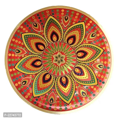 ABS HERBALS : Rangoli Sticker for: Wall,Tile,FloorSticker[15x15inch 1PIC]-thumb0