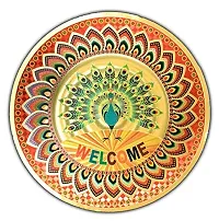 ABS HERBALS : Rangoli Sticker for: Wall,Tile,FloorSticker[15x15inch 1PIC]-thumb4