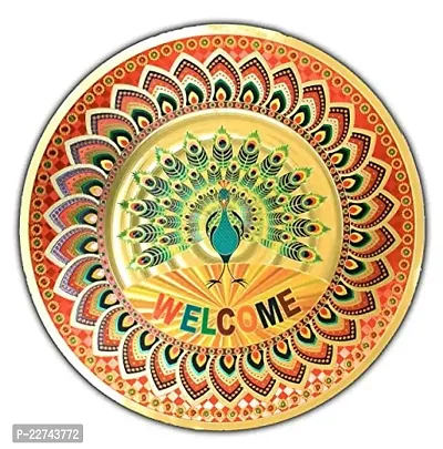 ABS HERBALS : Rangoli Sticker for: Wall,Tile,FloorSticker[15x15inch 1PIC]-thumb5