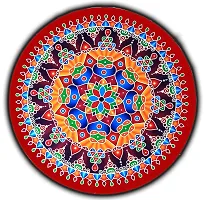 ABS HERBALS : Rangoli Sticker for: Wall,Tile,FloorSticker[10x10inch 4PIC]-thumb1